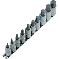 Jeu de douilles m&eacute;triques HSW3812-10M, Hexagonale, Prise 1/2"/3/8", 10 mr Duraquip Inc