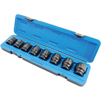 Jeu de douilles SAE PS834, 8 Mcx, Chocs, Prise de 3/4" Duraquip Inc