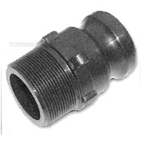 2" Wet Vac Male Drum Adaptor Duraquip Inc