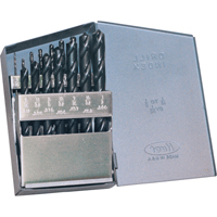 Drill Sets, 21 Pieces, High Speed Steel Duraquip Inc