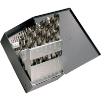 Jeux de forets, 29 morceaux, Acier rapide Duraquip Inc