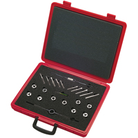 Tap & Die Sets with Production Hand Taps and Carbon Steel Round Adjustable Dies, 20 Pieces Duraquip Inc