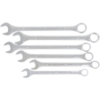 Fully Polished Long Pattern Combination Wrench Set, Combination, 6 Pieces, Imperial Duraquip Inc