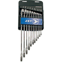 Fully Polished Long Pattern Combination Wrench Set, Combination, 11 Pieces, Imperial Duraquip Inc