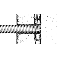 Rotary Rebar Cutters, 3/8", SDS-Plus Shank, Carbide Duraquip Inc