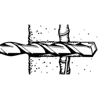 Rotary Rebar Cutters, 3/8", SDS-Plus Shank, Carbide Duraquip Inc