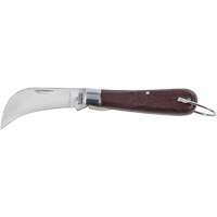 Pocket Knife with Hawkbill Slitting Blade, 2-5/8" Blade, Carbon Steel Blade, Plastic Handle Duraquip Inc