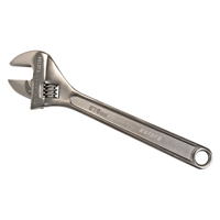 Adjustable Wrench, 15" L, 1-3/4" Max Width, Black Duraquip Inc