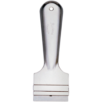 Razor Scrapers, High-Carbon Steel Blade, 1-1/2" Wide, Metal Handle Duraquip Inc