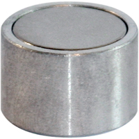Aimants cylindriques, dia. 5/8", Force de 4,35 lb Duraquip Inc