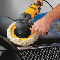 Variable Speed Polisher with Soft Start, 9"/7" Pad, 120 V, 12 A, 0-3500 RPM Duraquip Inc