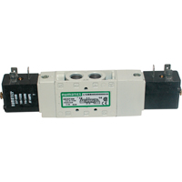 Pilot 5-Way 2-Position 4-Way Solenoid Valves, 1/8" Pipe, 150 PSI TLY605 | Duraquip Inc