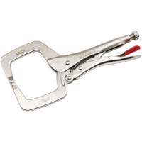 Locking C-Clamp with Regular Tips, 18" Length, C-Clamp Duraquip Inc