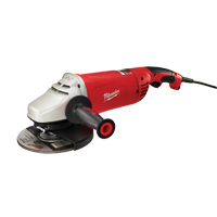 Non-Lock On Large Angle Grinder with Trigger Grip, 7"/9", 120 V, 15 A, 6000 RPM Duraquip Inc