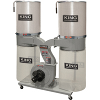 Collecteurs de poussière avec deux cartouches de filtration, 55-1/2" x 23" x 70" TMA051 | Duraquip Inc