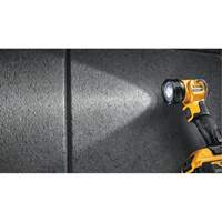 Lampe de travail Max, DEL, 110 lumens, 11 hres de fonctionnement, Bloc-pile Rechargeable, Plastique Duraquip Inc