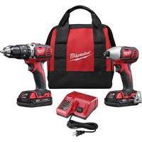 M18 Cordless 2-Tool Combo Kit, Lithium-Ion, 18 V Duraquip Inc