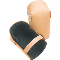 Hard Shell Knee Pads, Buckle Style, Leather Caps, Foam Pads TN240 | Duraquip Inc