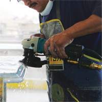 Electronic Stone Polisher, 4" Pad, 7.9 A, 2000-4000 RPM Duraquip Inc