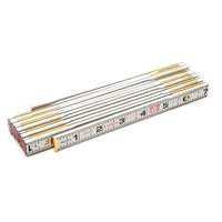 R&egrave;gle en bois pliante, 6' lo, Bois, Graduations de 1/6" Duraquip Inc