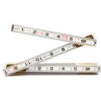 R&egrave;gle en bois pliante, 6' lo, Bois, Graduations de 1/6" Duraquip Inc