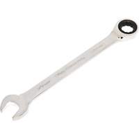 72-Tooth Ratcheting Combination Wrench, 12 Point, 30 mm, Chrome/Polished Finish Duraquip Inc