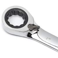 Jeu de cl&eacute;s &agrave; cliquets r&eacute;versibles SAE &agrave; 12 pans et 72 dents avec pochette &agrave; outils enroulable, Combinaison, 7 morceaux, Imp&eacute;rial Duraquip Inc