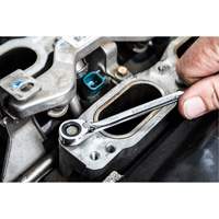 Jeu de cl&eacute;s &agrave; cliquets r&eacute;versibles SAE &agrave; 12 pans et 72 dents, Combinaison, 13 morceaux, Imp&eacute;rial Duraquip Inc