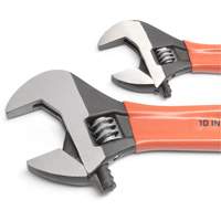 Black Oxide Wrench Set with Cushion Grips, Adjustable, 2 Pieces, Imperial and Metric Duraquip Inc