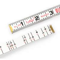 R&egrave;gle de maçon Red End, 6' lo, Bois, Graduations de 1/16" Duraquip Inc