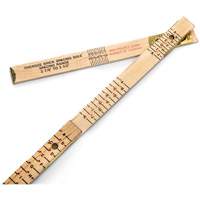 R&egrave;gle de maçon surdimensionn&eacute; Red End, 6' lo, Bois, Graduations de 1/16" Duraquip Inc
