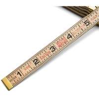 R&egrave;gle pliante, 6' lo, Bois, Graduations de 1/16" Duraquip Inc