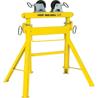 Pro Roll™ Pipe Stand, 2000 lbs. Load Capacity, 36" Pipe Capacity TTT500 | Duraquip Inc