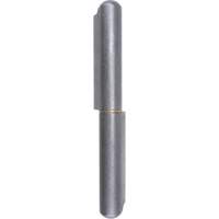 Weld-On Hinge, 1.102" Dia. x 10.236" L, Mild Steel w/Fixed Steel Pin TTV445 | Duraquip Inc