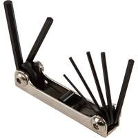 Folding Hex Key Set, 7 Pcs., Metric Duraquip Inc