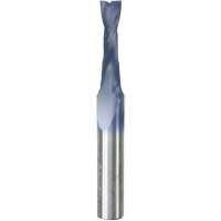 Up Spiral Router Bit, 1/4" Dia., 1" Carbide Height, 2-1/2" L, 1/4" Shank Duraquip Inc