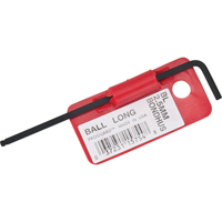Balldrive Hex Key, 82 mm L, L Shape Duraquip Inc