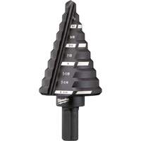 #5 Step Drill Bit, 1/4" - 1-3/8" , 1/8" Increments, High Speed Steel Duraquip Inc