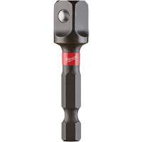 Shockwave Impact Driver Socket Adapters, 1/4" Drive Size, 3/8" Male Size, Ball, 1-7/8" L Duraquip Inc