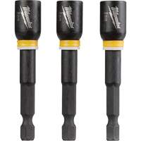 Shockwave Impact Duty Nut Driver, 1/4" Tip, 8 mm Drive, 2-9/16" L, Magnetic Duraquip Inc
