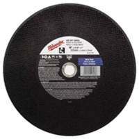 General Purpose Cut-Off Wheels, 12" x 1/8", 20 mm Arbor, Type 1, Aluminum Oxide, 6360 RPM Duraquip Inc