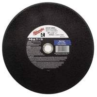 High Speed Cut-Off Wheel, 12" x 1/8", 1" Arbor, Type 1, Aluminum Oxide, 4365 RPM Duraquip Inc