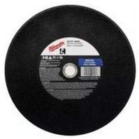 General Purpose Cut-Off Wheels, 14" x 3/32", 1" Arbor, Type 1, Aluminum Oxide, 4365 RPM Duraquip Inc