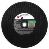 General Purpose Cut-Off Wheels, 14" x 1/8", 20 mm Arbor, Type 1, Aluminum Oxide, 5400 RPM Duraquip Inc