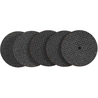 Reinforced Cut-Off Wheels, 1-1/2" x 0.045", None Arbor, Type 1, Aluminum Oxide, 40000 RPM Duraquip Inc