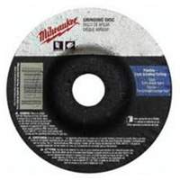 Grinding Wheel, 4-1/2" x 1/4", 7/8" Arbor, Zirconium, Type 27 Duraquip Inc