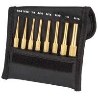 Brass Drive Pin Punch Set, 8 Pieces Duraquip Inc