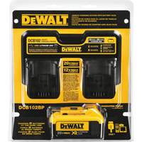 Max Jobsite Charging Station & 4.0 Ah Battery Pack, 12 V/20 V, Lithium-Ion Duraquip Inc