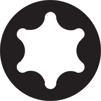 Embout de rechange pour tournevis multi embouts Sixpac Plus, Torx, 6, Prise 1/4" Duraquip Inc