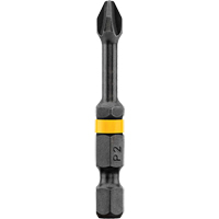 Dewalt 2" Phillips #2 Impact Ready&reg; Bit, Phillips, #2 Tip, 1/4" Drive Size, 2" Length Duraquip Inc